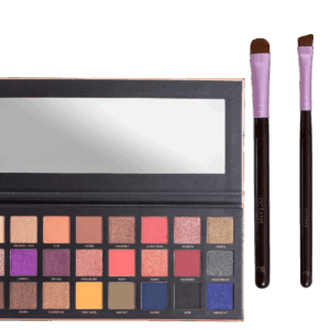Kit Océane 24 Eyeshadow Palette Eye Brushes 4 Produtos