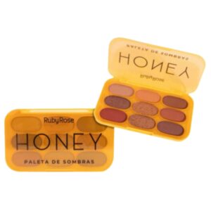 Kit Paleta de Sombras e Máscara de Cílios Ruby Rose Honey Tropico