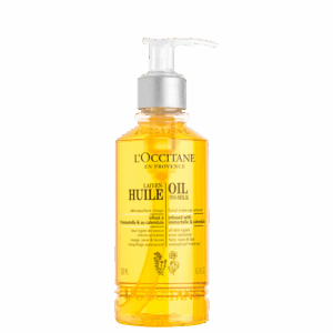 Óleo Demaquilante L’Occitane en Provence Immortelle e Calêndula 200ml