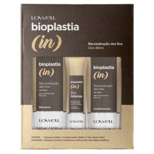 Lowell Bioplastia In Kit – Shampoo + Condicionador + Máscara Kit