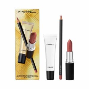 Kit MAC Claim to Fame (Batom + Lápis Labial + Gloss) 1 Unidade