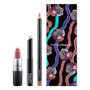 Kit Labial MAC Creme in Your Coffee (Batom, Lápis Labial, Primer)