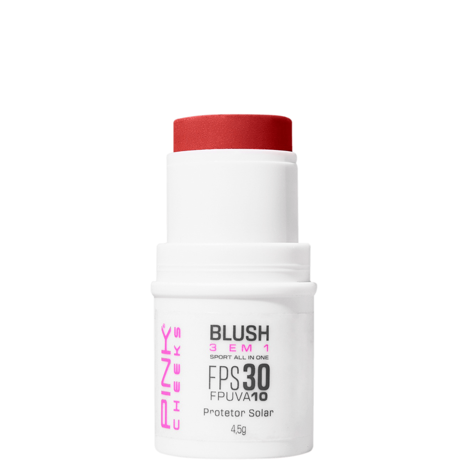Blush Multifuncional Pink Cheeks Sport All in One FPS30 FPUVA10 Red Cherry 4,5g