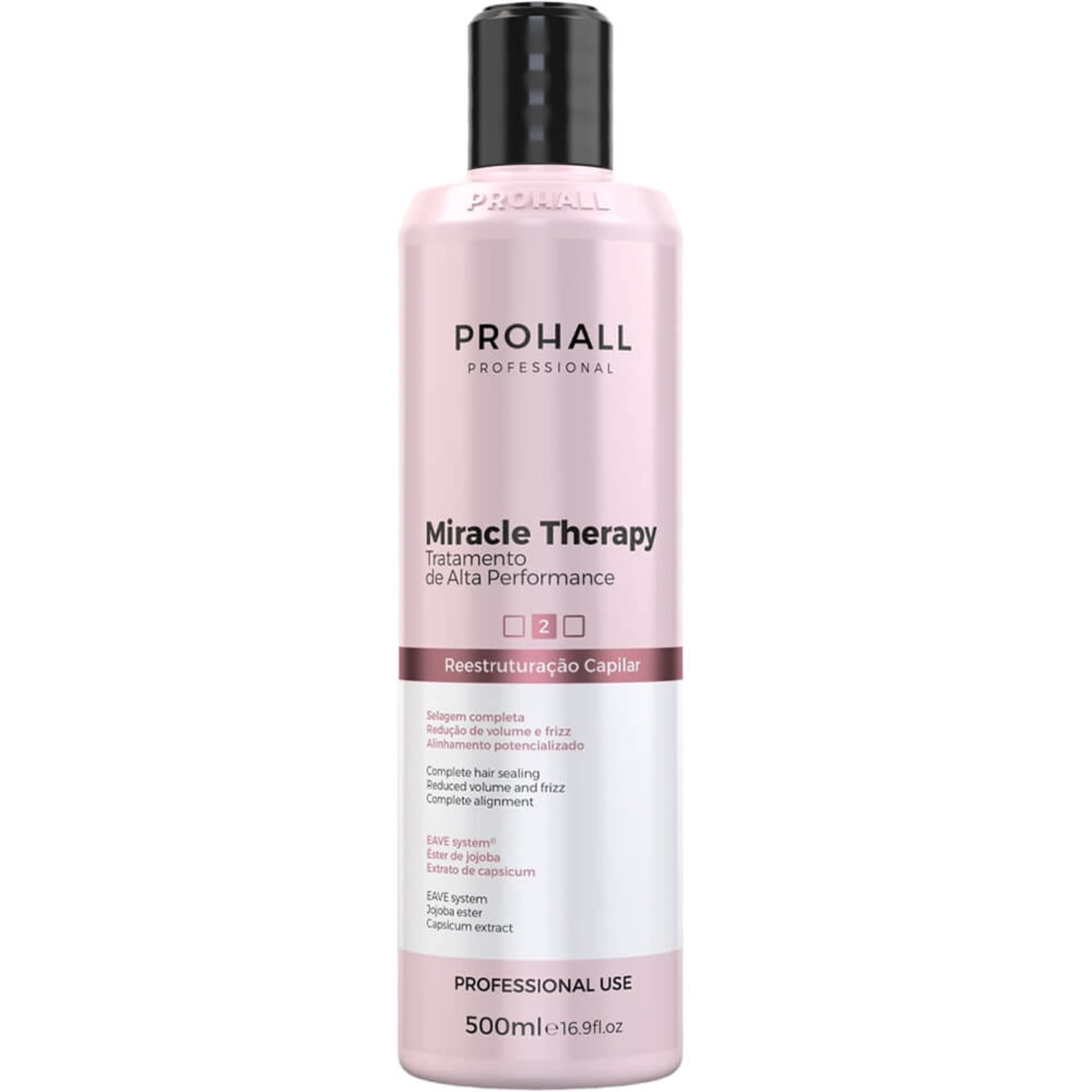 Tratamento Condicionante Prohall Miracle Therapy Orgânico Alta Performance 500ml