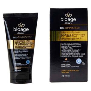 Protetor Solar Facial com Base Bioage Bio Sunprotect FPS 60 30g