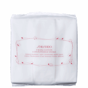 Algodão Shiseido The Skincare Facial Cotton 165 Unidades