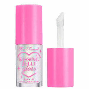 Brilho Labial Too Faced Kissing Jelly Shade Strawberry Frosting 4,5ml