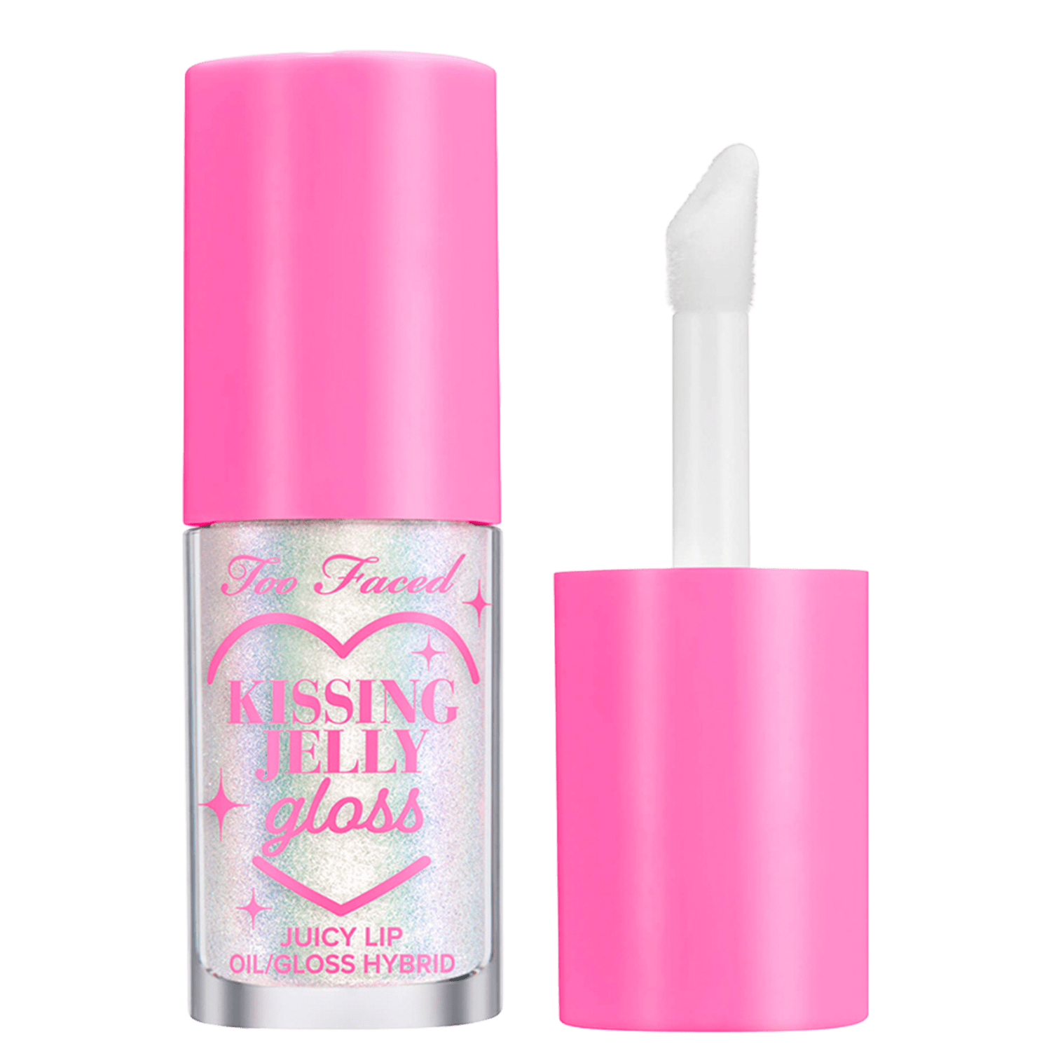 Brilho Labial Too Faced Kissing Jelly Shade Strawberry Frosting 4,5ml