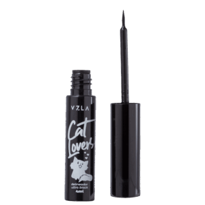 Delineador Líquido Vizzela Cosméticos Cat Lovers Ultra Black 4ml