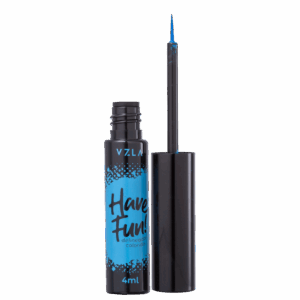 Delineador Líquido Vizzela Cosméticos Have Fun! Azul 4ml