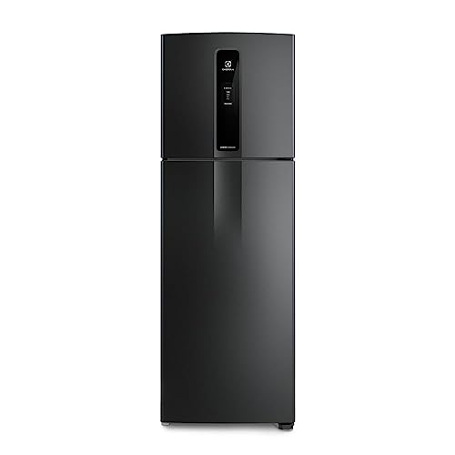 Geladeira Electrolux Frost Free Inverter 390L Efficient AutoSense Duplex Black Inox Look (IF43B) - 127V