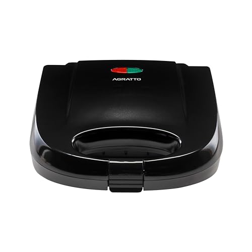 Maquina de Waffle Aroma AWAF01I-01 Preta 750W Agratto