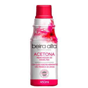 Removedor de Esmalte Beira Alta Acetona 450ml