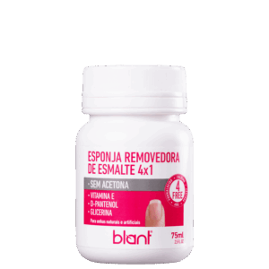 Esponja Removedora de Esmalte Blant 4×1 75ml