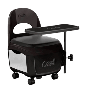 Cadeira Diva para Manicure Preta 1 Unidade