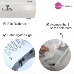 Coletor Aspirador De Pó Gel Acrigel Nail Grade 1 Unidade