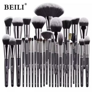 Conjunto Pincel BEILI BX-S35 Profissional Premium Maquiagem 35 Pcs