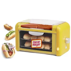 Forno Torradeira Elétrico Nostalgia Oscar Mayer para Pão e Cachorro-Quente