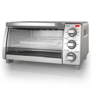 Forno Torradeira Elétrico Black+Decker 4 Fatias com Convecção Aço Inoxidável TO1760SS