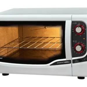 Forno Elétrico Bancada Fischer 44L com Dourador e Timer Branco Gourmet Grill