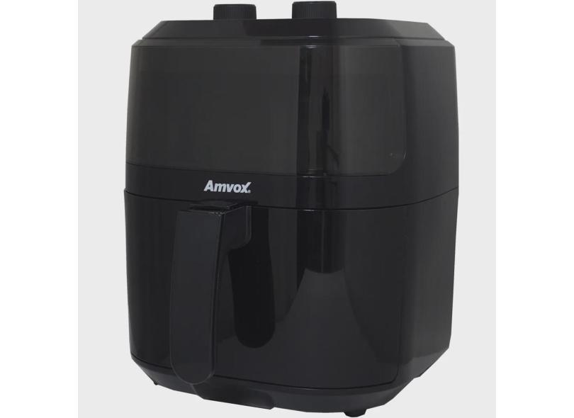 Fritadeira Airfryer Sem Óleo Panela Elétrica Amvox ARF-1250 5L Preta 1400W Timer
