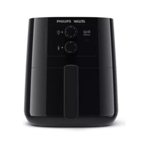 Fritadeira Airfryer Philips Walita Série 3000 Grill Edition Preta 1400W