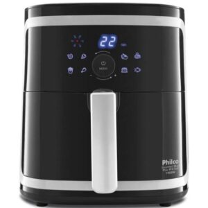 Fritadeira Elétrica Sem Óleo Philco Gourmet Black Plus PFR16P 5L Display Digital