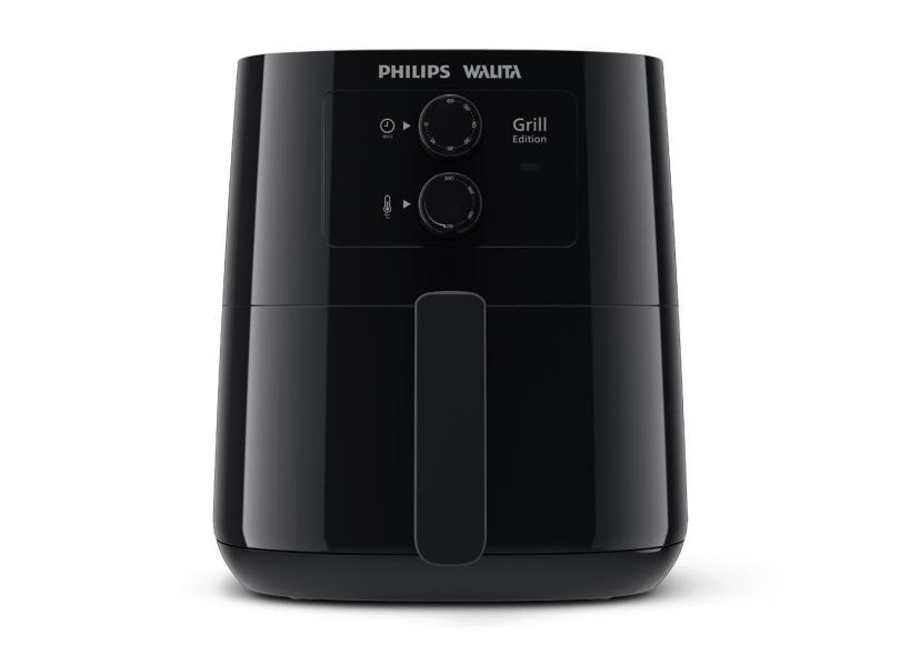 Fritadeira Airfryer Philips Walita Série 3000 Grill Edition HD9202 1400W Preta