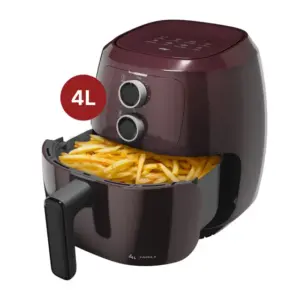 Fritadeira Elétrica Wap Sem Óleo Air Fryer Vemelha 1500W 220V 4L