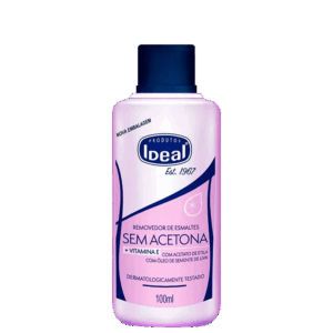 Removedor de Esmalte Ideal Semente Uva Sem Acetona 100ml