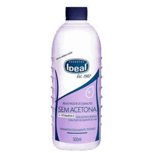 Removedor de Esmalte Ideal Semente Uva Sem Acetona 500ml