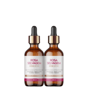 Kit 2 Un Sérum Lifting Complexo Vitaminado Rosa Selvagem 30ml