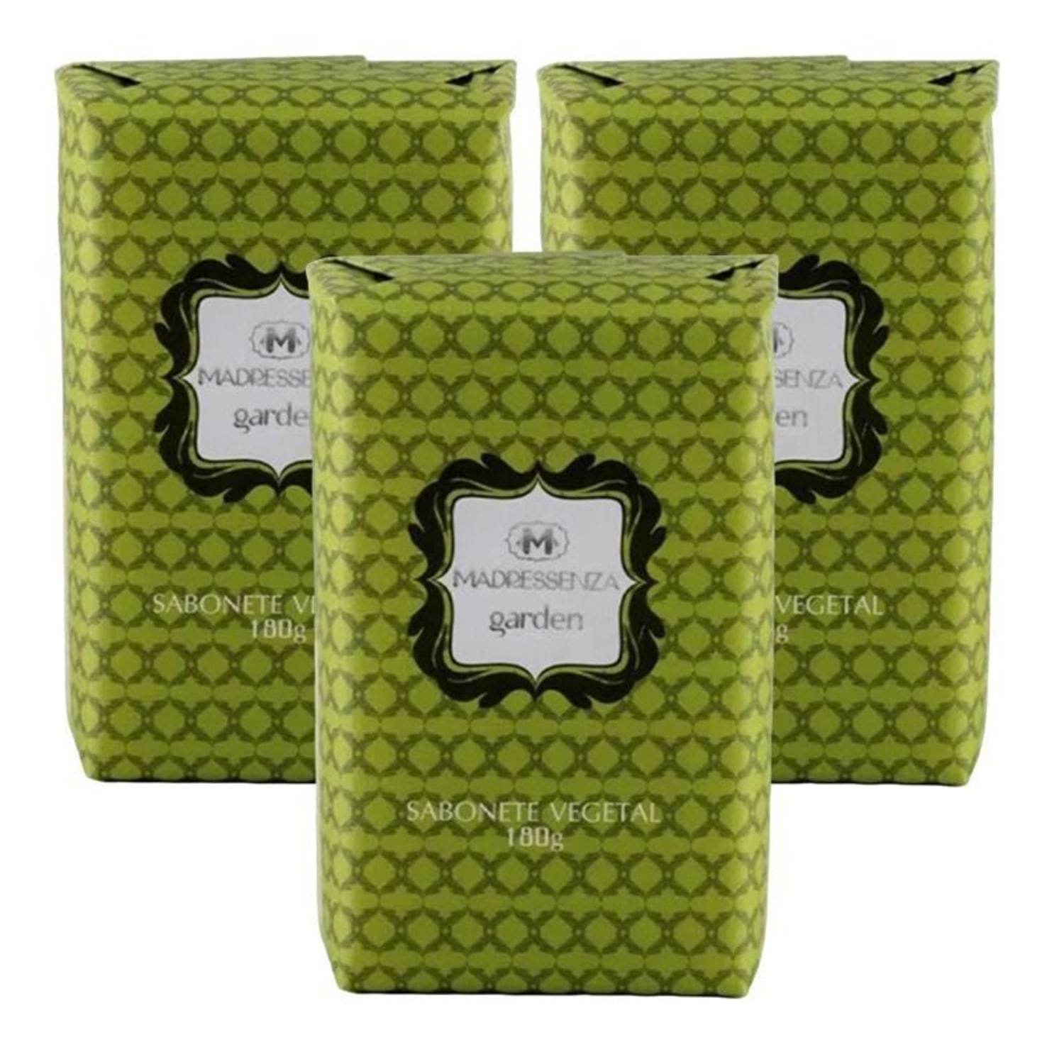 Kit Sabonetes em Barra Madressenza Garden 3x180g
