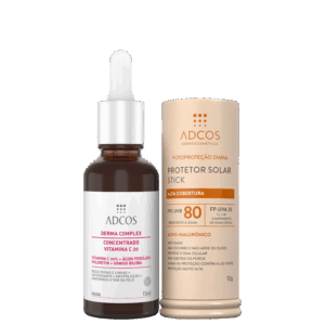 Kit Adcos Derma Complex Stick FPS80 Ivory 2 Produtos