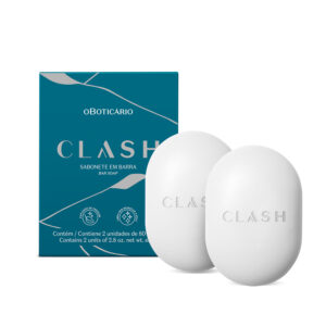 Kit Sabonete em Barra Clash o Boticário 2x80g