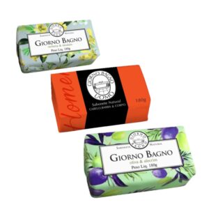 Kit Giorno Bagno Verbena Alecrim e Uomo Laranja 3 produtos