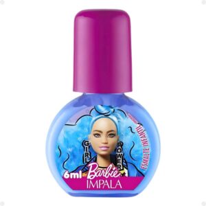 Kit Impala Barbie: 1 Esmalte e Paleta de Maquiagem Infantil Girl Power 2un
