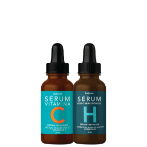 Kit La Jeune Cuidado Facial Sérum Vitamina C 30ml Sérum Ácido Hialurônico Boost 30ml