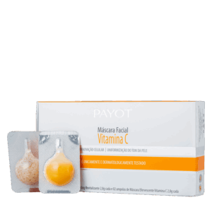 Kit Máscara Facial Payot Vitamina C 4 unidades