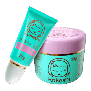 Kit Renovadores Faciais Kokeshi Pele Porcelana Olhos Gueixa