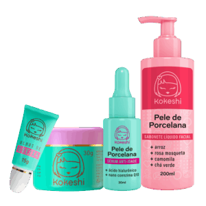 Kit Skin Care Pele de Porcelana Kokeshi Serum Anti-idade