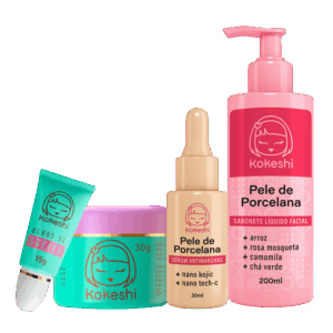 Kit Skin Care Pele de Porcelana Kokeshi Serum Antimanchas