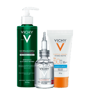 Kit Vichy Capital Liftactiv Normaderm Intensivo 3 Produtos