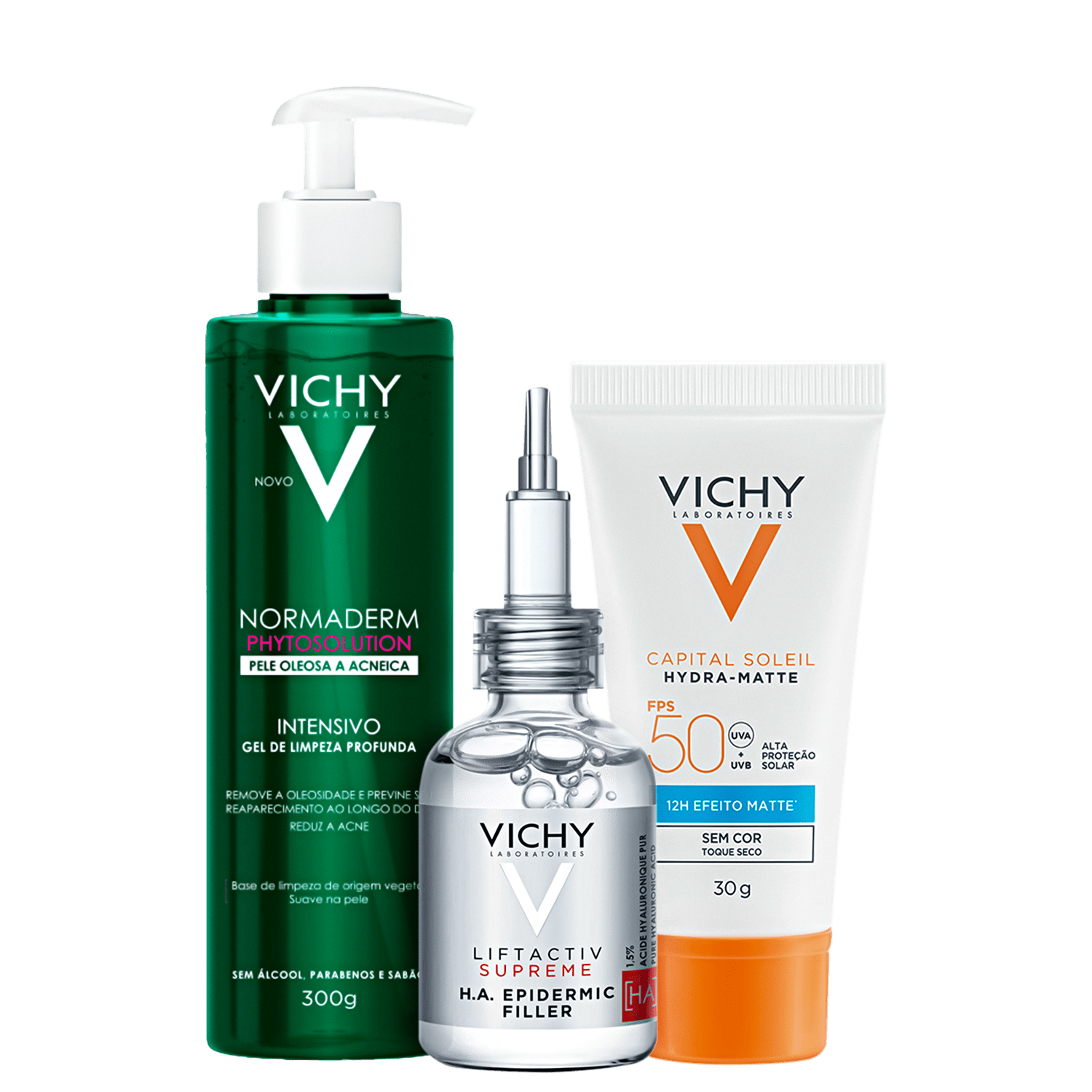 Kit Vichy Capital Liftactiv Normaderm Intensivo 3 Produtos