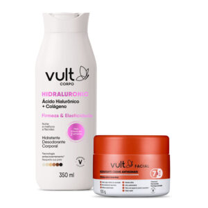 Kit Vult Hidraluronic Firmeza & Elasticidade Antissinais 7 em 1 2 Produtos