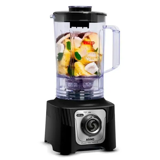 Liquidificador Arno Power Max Comfort LN65 Jarra Preto 1400W 127V 3,1L