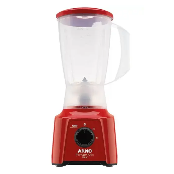 Liquidificador Arno Power Mix LQ11 2 Velocidades Função Pulsar Vermelho 550W
