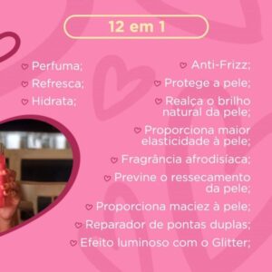 Body Splash Love Crush Momozin Corpo e Cabelo 12 em 1 120ml