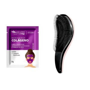 Máscara Colágeno Facial Max Love Limpa e Firma Escova