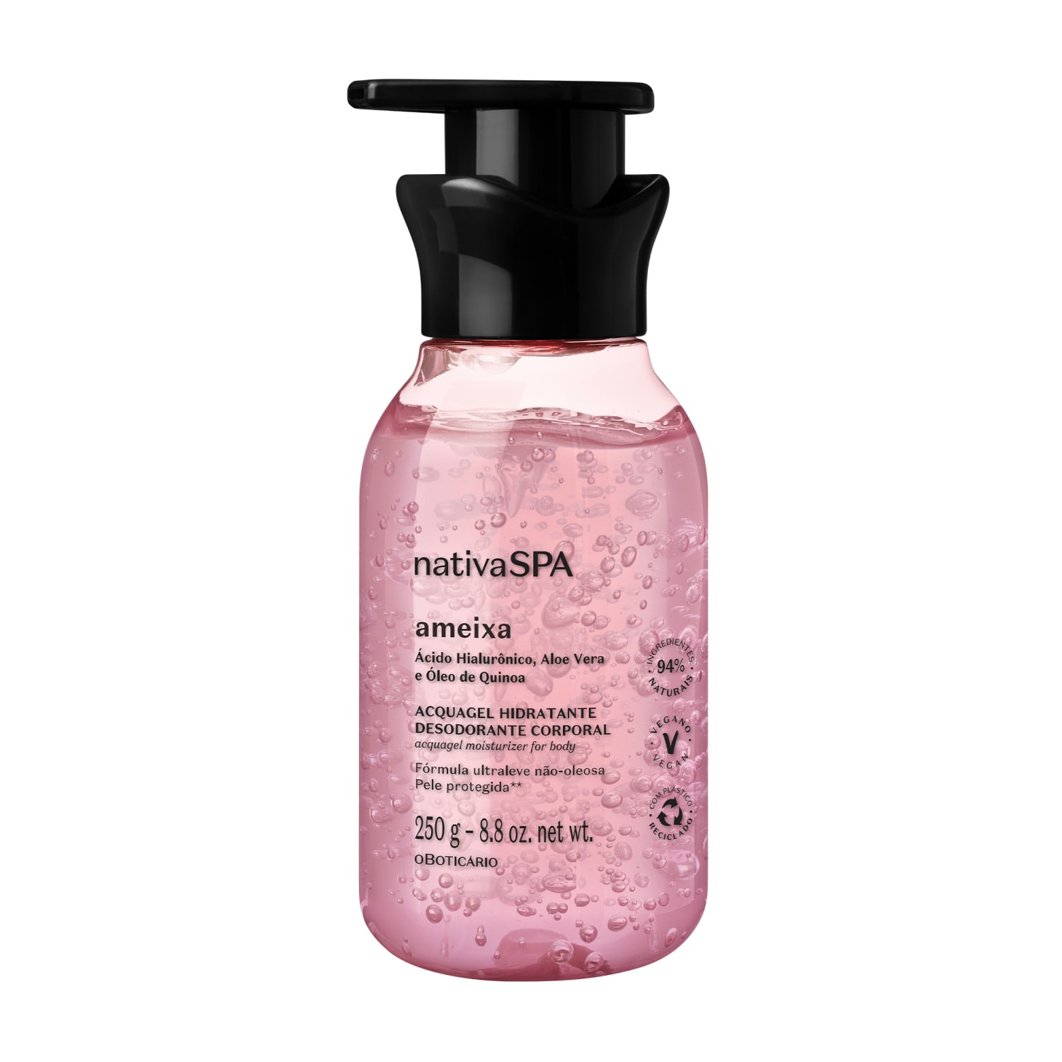 Acquagel Corporal O Boticário Nativa SPA Ameixa Hidratante Desodorante 250g